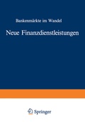 Cover: Neue Finanzdienstleistungen - Springer Gabler