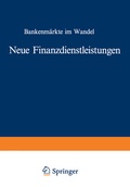 Cover: Neue Finanzdienstleistungen - Springer Gabler