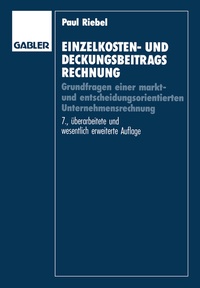 Abbildung von: Einzelkosten- und Deckungsbeitragsrechnung - Springer Gabler