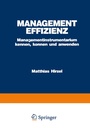 Cover: Management Effizienz - Springer Gabler
