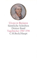 Cover: S&auml;mtliche Schriften Bd. 3: Tageb&uuml;cher 1789-1798 - C.H.BECK