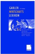 Cover: Gabler Wirtschaftslexikon / Taschenbuchausgabe - Springer Gabler