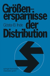 Enlarge image Cover: Größenersparnisse der Distribution - Springer Gabler