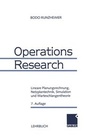 Cover: Operations Research - Springer Gabler