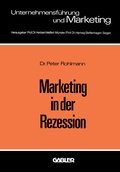 Cover: Marketing in der Rezession - Springer Gabler