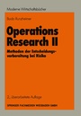 Cover: Operations Research II - Springer Gabler