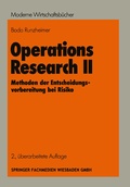 Cover: Operations Research II - Springer Gabler