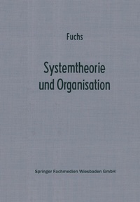 Enlarge image Cover: Systemtheorie und Organisation - Springer Gabler