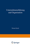 Cover: Unternehmensf&uuml;hrung und Organisation - Springer Gabler