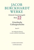 Cover: Jacob Burckhardt Werke Bd. 22: Griechische Culturgeschichte IV - C.H.BECK
