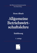 Cover: Allgemeine Betriebswirtschaftslehre - Springer Gabler