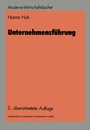 Cover: Unternehmensführung - Springer Gabler