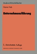 Cover: Unternehmensf&uuml;hrung - Springer Gabler