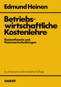 Cover: Betriebswirtschaftliche Kostenlehre - Springer Gabler