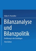 Cover: Bilanzanalyse und Bilanzpolitik - Springer Gabler