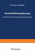 Cover: Instandhaltungsplanung - Springer Gabler