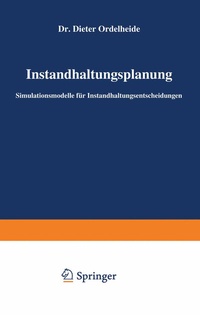 Enlarge image Cover: Instandhaltungsplanung - Springer Gabler