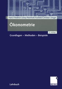 Abbildung von: Ökonometrie - Springer Gabler