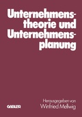 Cover: Unternehmenstheorie und Unternehmensplanung - Springer Gabler