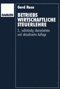 Cover: Betriebswirtschaftliche Steuerlehre - Springer Gabler