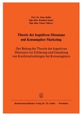 Cover: Theorie der kognitiven Dissonanz und Konsumg&uuml;ter-Marketing - Springer Gabler