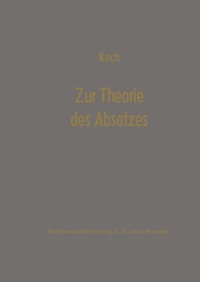 Enlarge image Cover: Zur Theorie des Absatzes - Springer Gabler