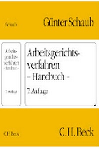 Abbildung von: Arbeitsgerichtsverfahren - C.H.BECK