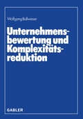 Cover: Unternehmensbewertung und Komplexit&auml;tsreduktion - Springer Gabler