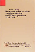 Cover: Bausparen in Deutschland zwischen Inflation und W&auml;hrungsreform 1924-1948 - C.H.BECK