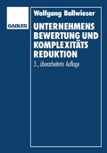 Cover: Unternehmensbewertung und Komplexit&auml;tsreduktion - Springer Gabler