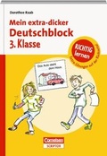 Cover: RICHTIG lernen - Mein extra-dicker Deutschblock 3. Klasse - Cornelsen Scriptor