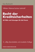 Cover: Recht der Kreditsicherheiten - Springer Gabler
