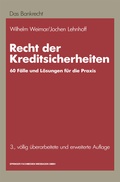 Cover: Recht der Kreditsicherheiten - Springer Gabler