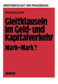 Cover: Gleitklauseln im Geld- und Kapitalverkehr - Springer Gabler