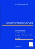 Cover: Unternehmensf&uuml;hrung - Springer Gabler