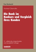 Cover: Die Bank im Konkurs und Vergleich ihres Kunden - Springer Gabler