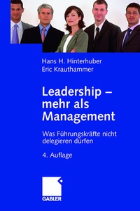 Enlarge image Cover: Leadership - mehr als Management - Springer Gabler