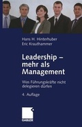 Cover: Leadership - mehr als Management - Springer Gabler