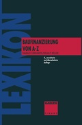 Cover: Lexikon Baufinanzierung von A bis Z - Springer Gabler