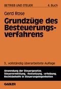 Cover: Grundz&uuml;ge des Besteuerungsverfahrens - Springer Gabler