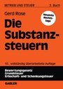 Cover: Die Substanzsteuern - Springer Gabler