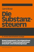 Cover: Die Substanzsteuern - Springer Gabler