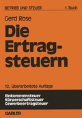 Cover: Betrieb und Steuer - Springer Gabler