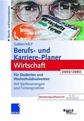 Cover: Gabler / MLP Berufs- und Karriere-Planer 2002/2003: Wirtschaft - Springer Gabler
