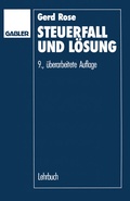 Cover: Steuerfall und L&ouml;sung - Springer Gabler