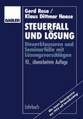 Cover: Steuerfall und L&ouml;sung - Springer Gabler