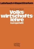 Cover: Volkswirtschaftslehre - kurzgefa&szlig;t - Springer Gabler