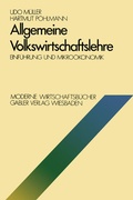 Cover: Allgemeine Volkswirtschaftslehre - Springer Gabler
