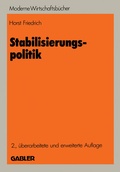 Cover: Stabilisierungspolitik - Springer Gabler