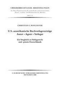 Abbildung von: U.S.-amerikanische Buchverlagsverträge - C.H.BECK